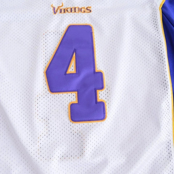 Reebok NFL Equipment Womans Minnesota Vikings Brett Favre Jersey Size Medium - Picture 13 of 15